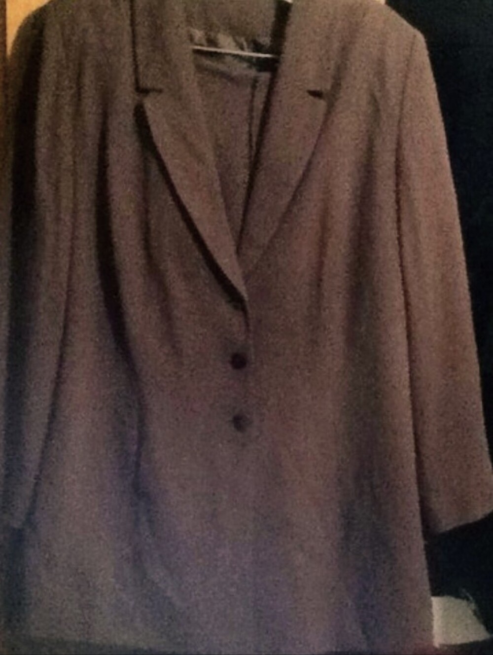 Dana Buchman Lined 3-piece Brown Suit Blazer-Slacks-Skirt 14? 16? (Measurements)